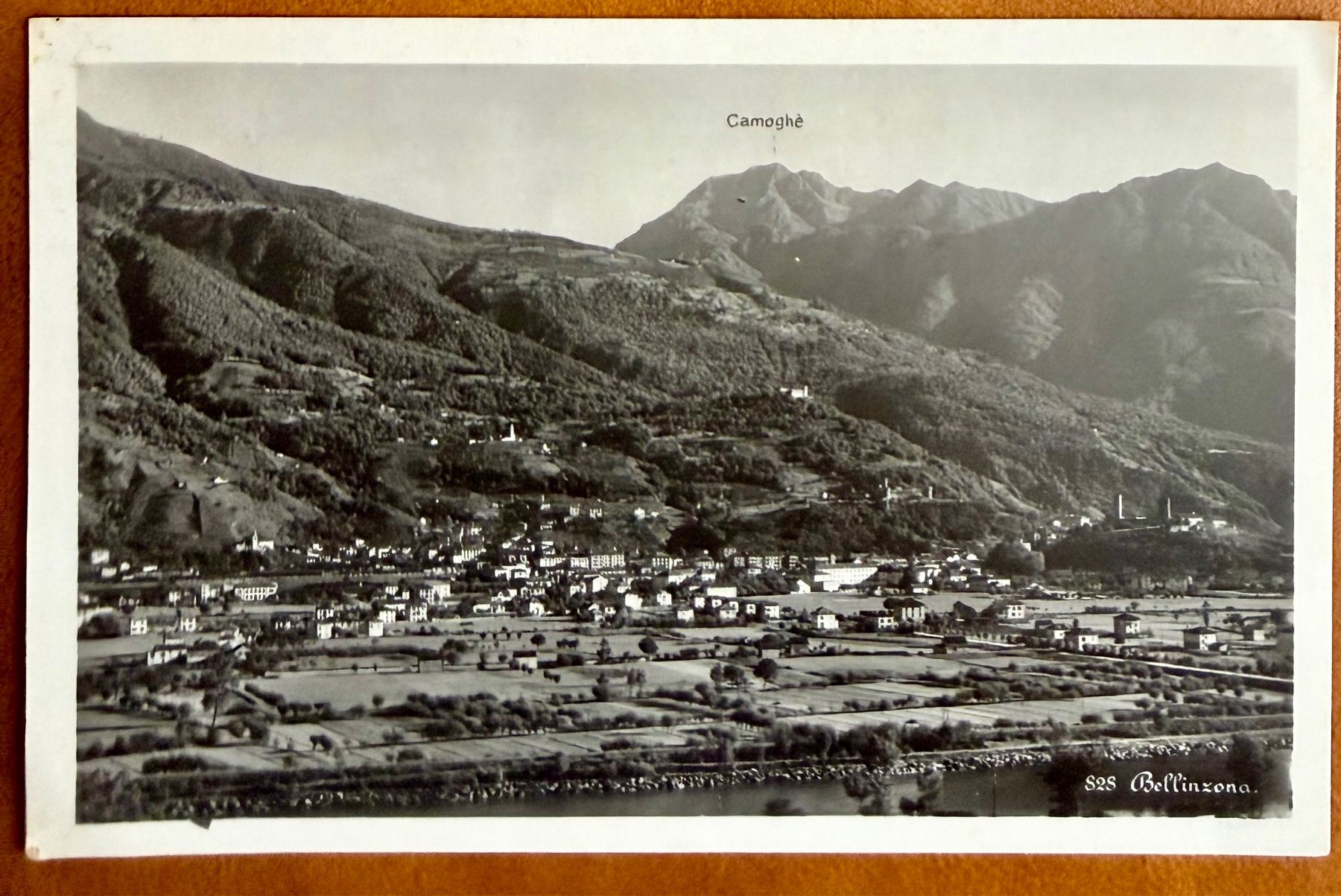 Ansichtskarten: Bellinzona - Panorama 1929 – Gebraucht aus Lutry von Ediego