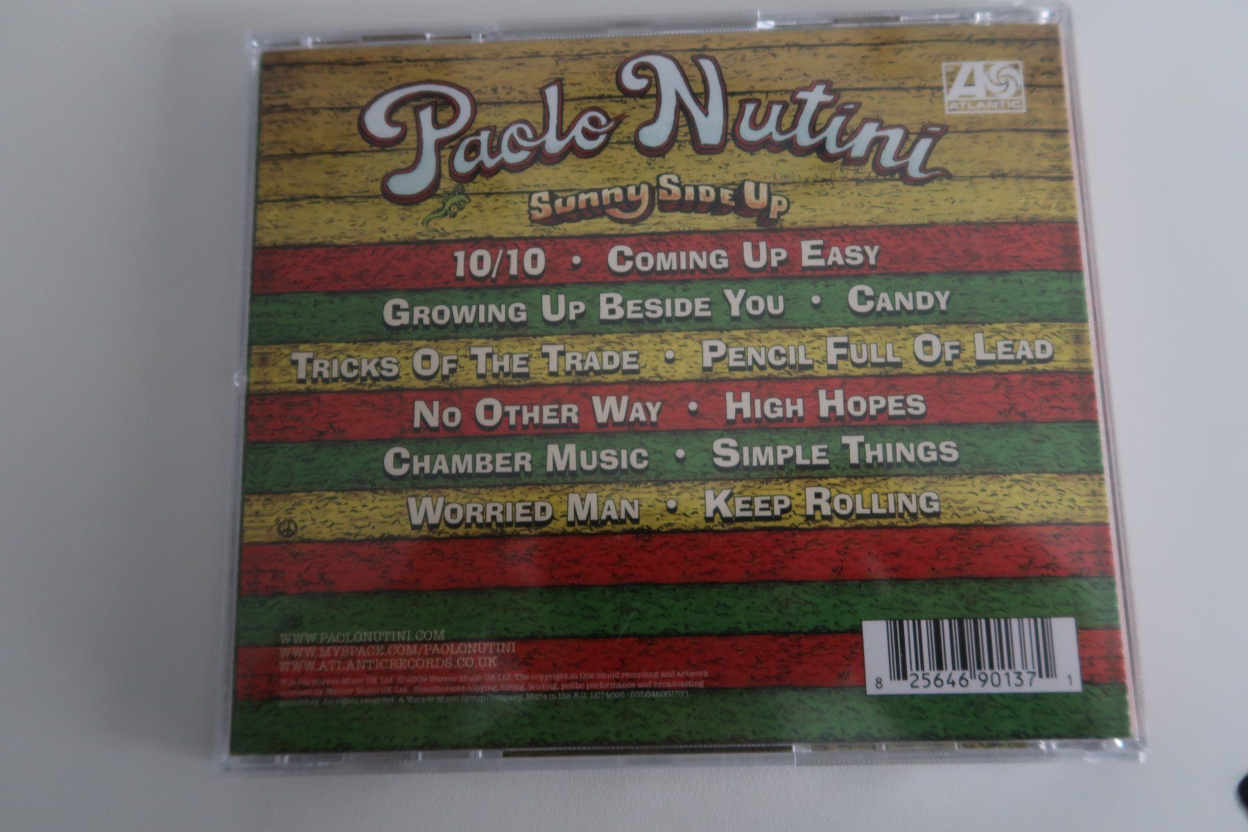 CDs: PAOLO NUTINI - SUNNY SIDE UP - CD – D'occasion à Basel par Patiscat 1