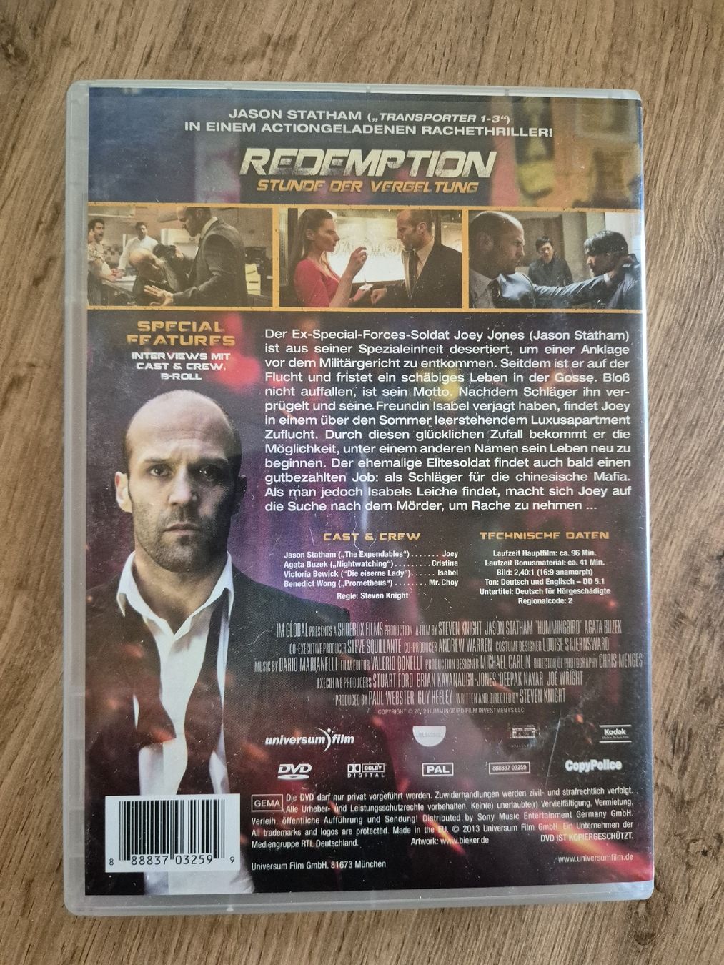 Tutti i DVDs: Jason Statham - Redemption DVD – Nuovo (secondo la descrizione) da Berneck venduto da jst_nk6y 1