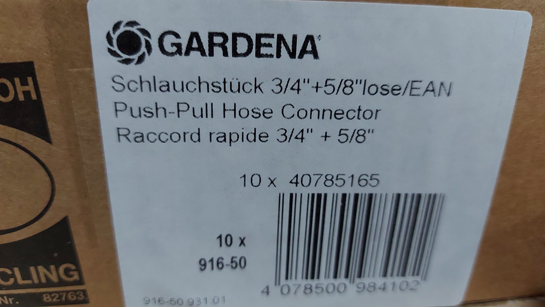 Gardena Rohre & Schläuche: GARDENA Schlauchverbinder 3/4 +5/8 – Neu (gemäss Beschreibung) aus Schönengrund von VwRacer01 3