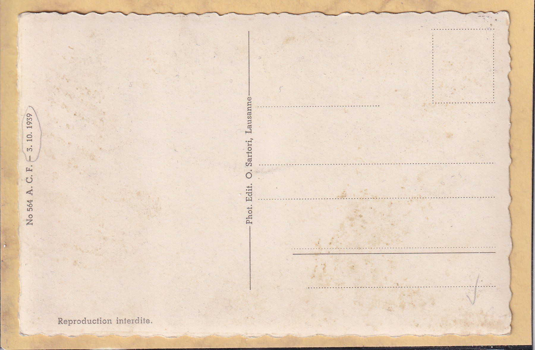 Ansichtskarten: Téléphérique Champéry - Planachaux - 1939 – Gebraucht aus Orvin von Pyaeschli 1
