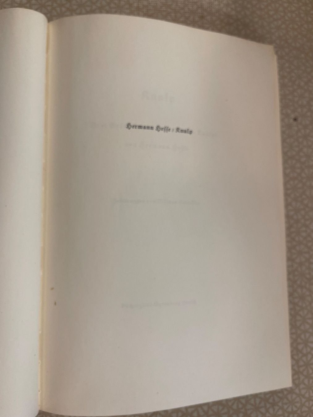 Bücher: Buch - Hermann Hesse Knulp – Gebraucht aus Urnäsch von pas_5r9c 2