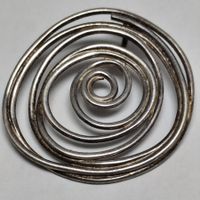 Vintage Pendentif Anhänger aus massivem Silber #A6