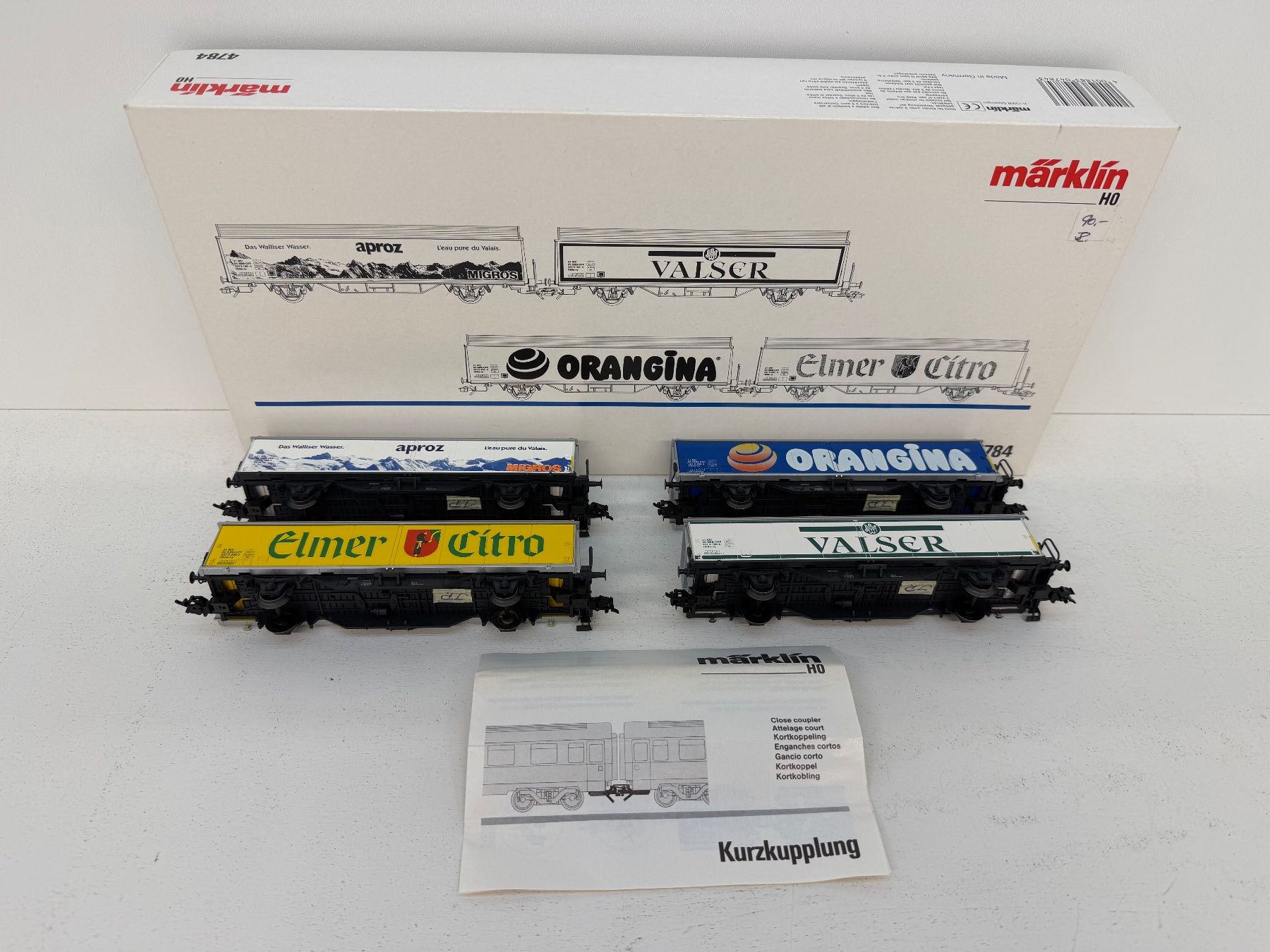 Märklin Modellini di ferrovie: 4784 Märklin Güterwagen-set der SBB – Usato da Büsserach venduto da ModellbahnDepot 2