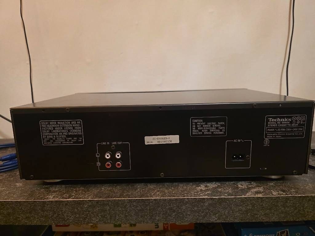 Registratori: Technics RS-BX606 Kassettendeck – Usato da Root venduto da dam_k55b 3