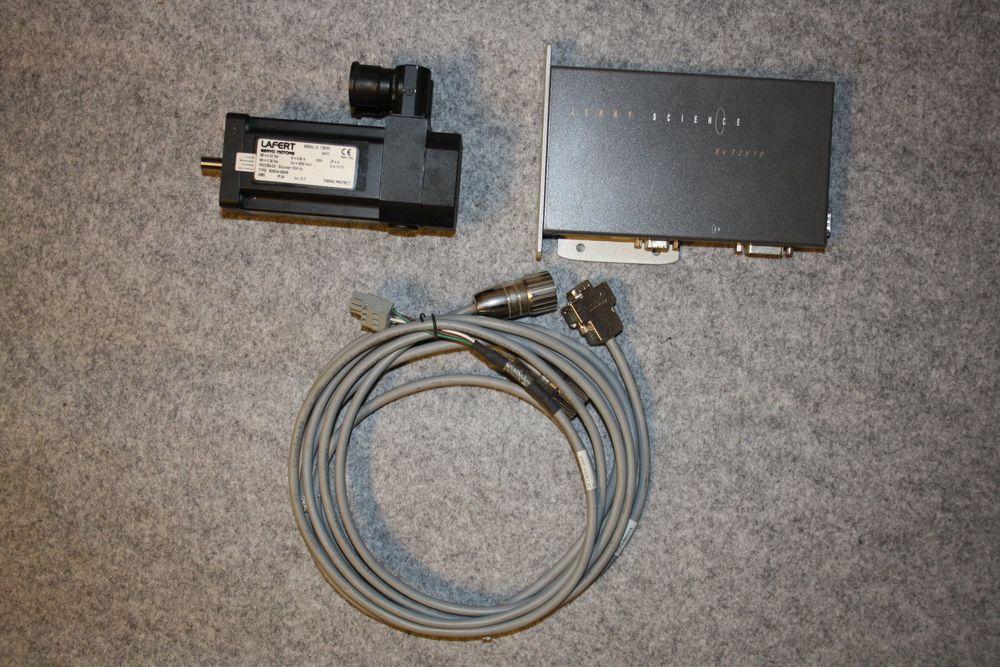 Servo Motor Controller Sv 72V10-DC mit Motor und Anschlusska (Neu ...