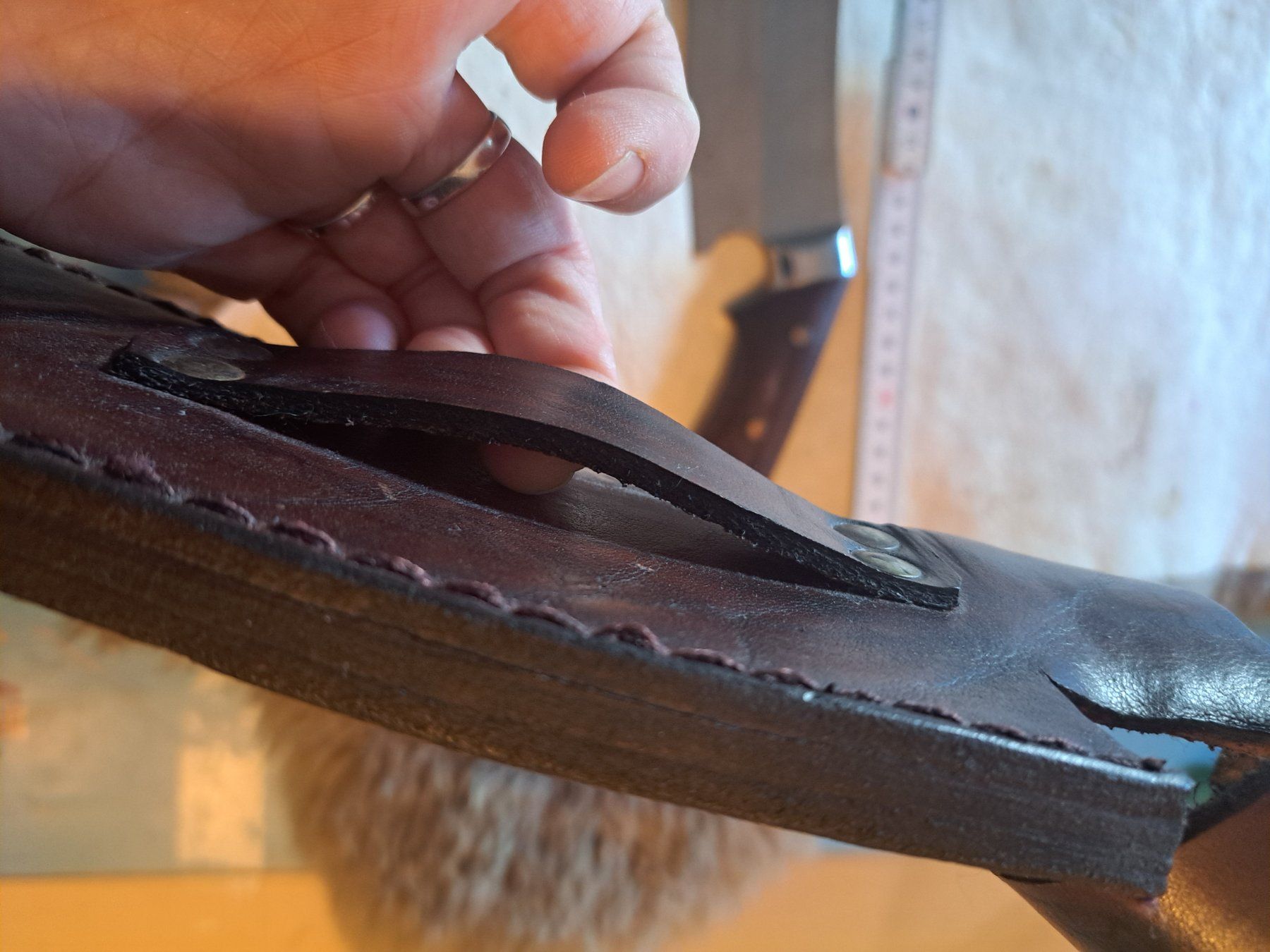 Accessori: Messer aus Nepal mit Lederscheide – Nuovo (secondo la descrizione) da Winterthur venduto da sandra19810 5