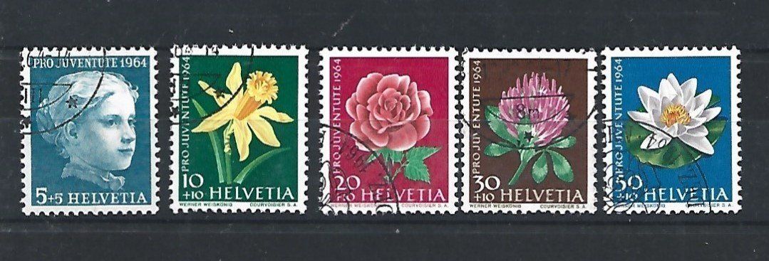 Alle Briefmarken: 1964 Pro Juventute – Gebraucht aus Trübbach von Sammer51