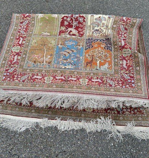 Tappeti: ORIENTTEPPICH SEIDE HANDGEKNÜPFT CA. 190X128CM – Usato da Ostermundigen venduto da Kari1937