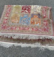 ORIENTTEPPICH SEIDE HANDGEKNÜPFT CA. 190X128CM
