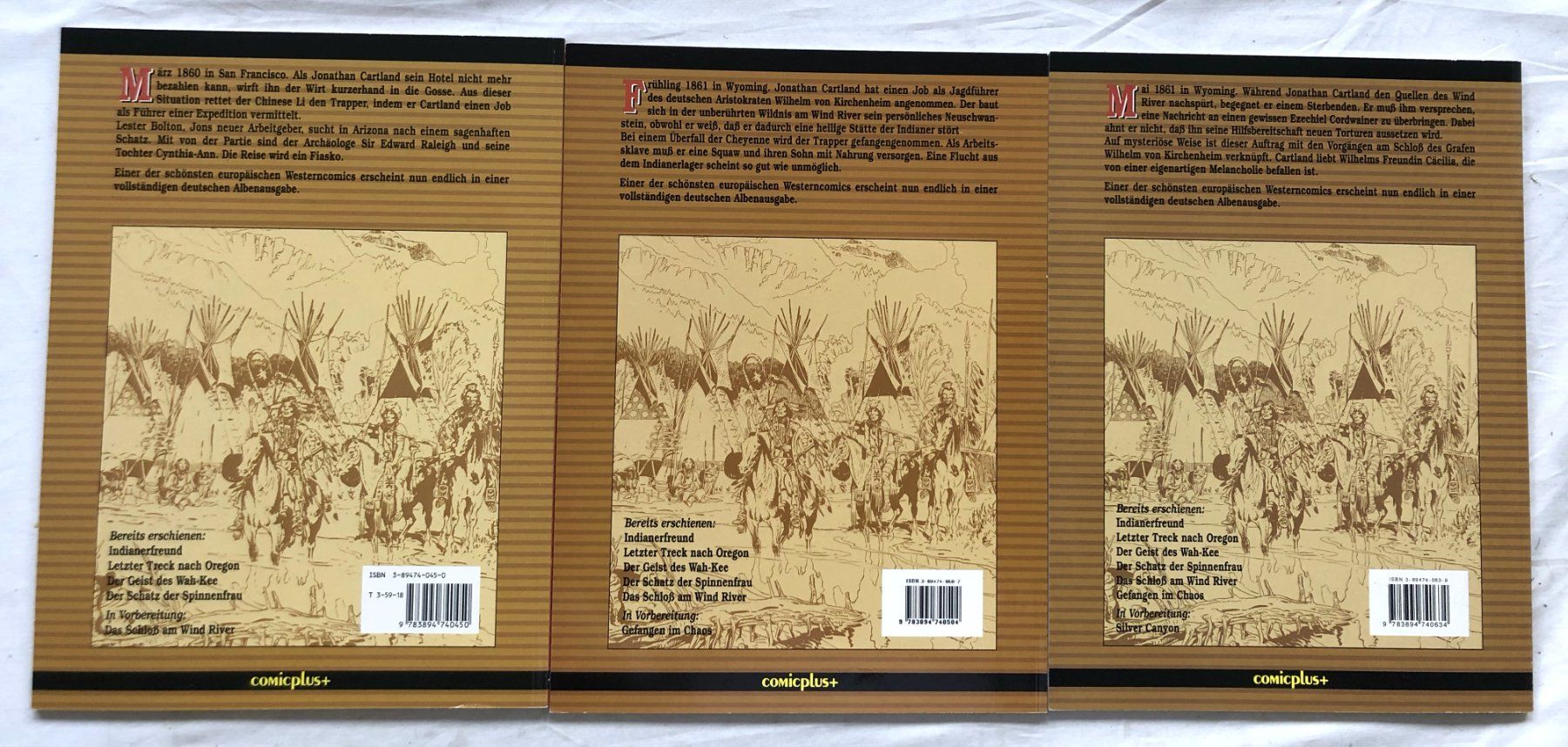 Comics: Jonathan Cartland - Nr.4/5/6 - Comicplus+ - 1.Auflage – Gebraucht aus Schaffhausen von durruti 4