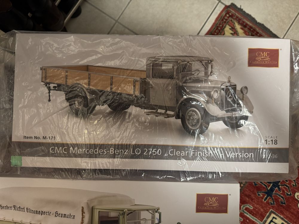 CMC 170 - Mercedes-Benz LO2750 Plateau Avec Bâche 1934-1938 - 1/18 - Neuf