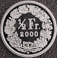 50 Rappen 2000 stgl. / aus Münzsatz