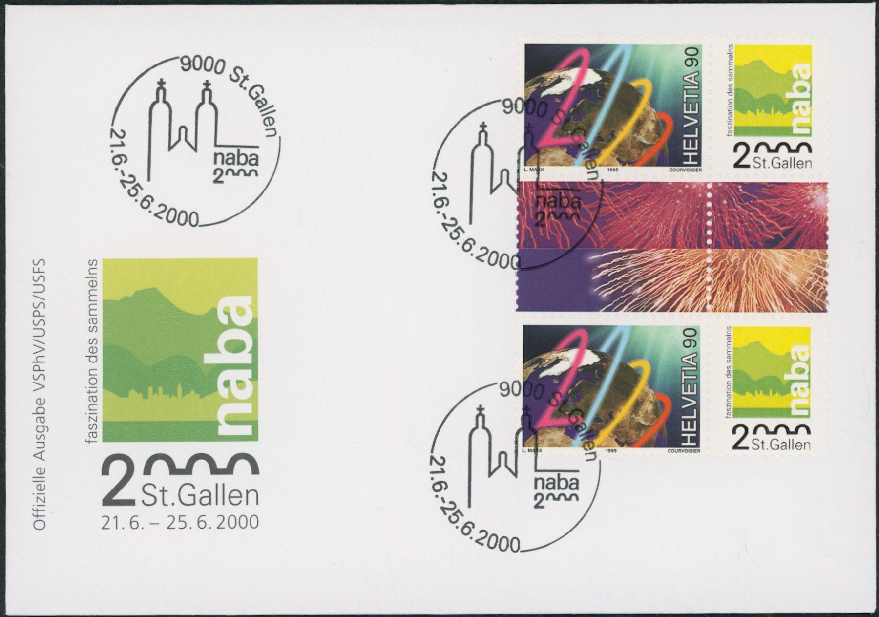 Alle Briefmarken: 2000 - Millenium - Zwischenstege - Ersttagsbrief FDC ET – Gebraucht aus Schindellegi von leecollect 1