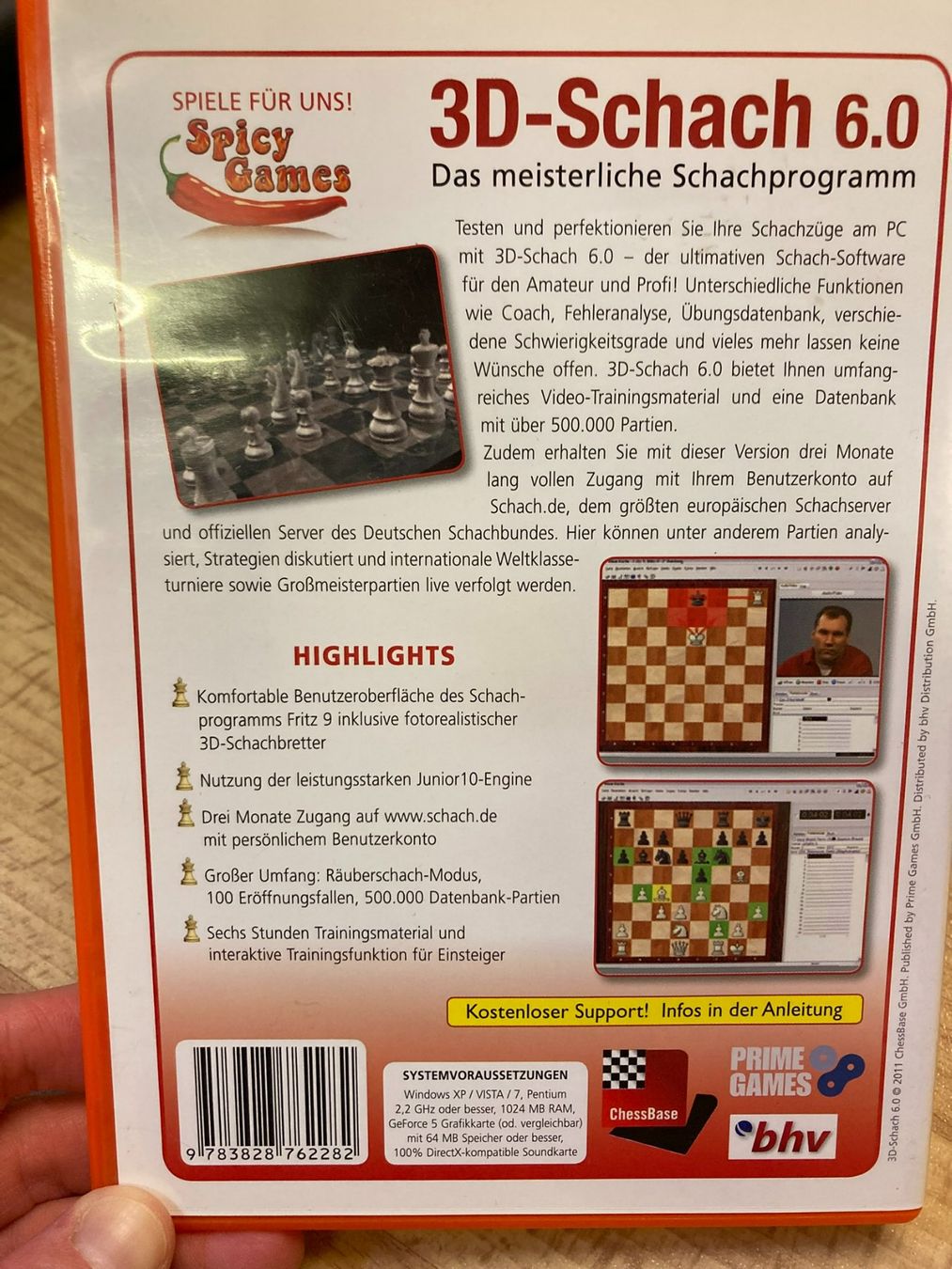 Giochi: 3D Schach 6.0 – Usato da Gümligen venduto da Storcko 1
