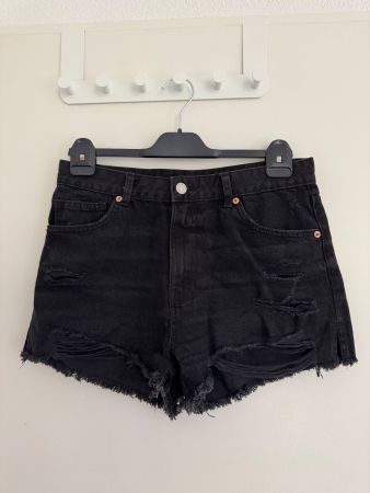 Kurze Hose Jeans schwarz Grösse XL