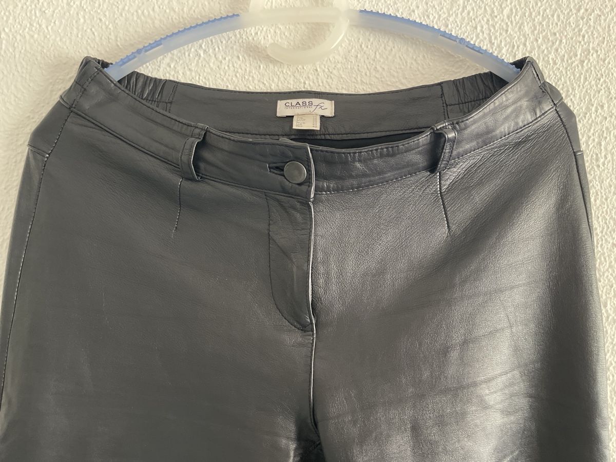 Pantaloni: Leather Trousers CLASS INTERNATIONAL Black Size 36 EU – Nuovo (secondo la descrizione) da Winterthur venduto da shp_xcc5 1