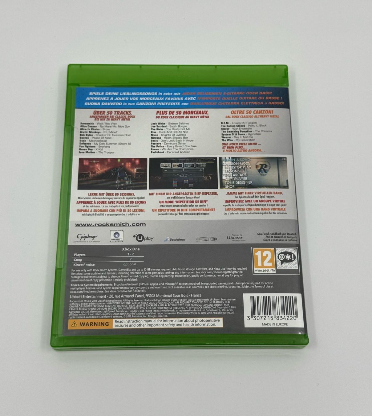 Spiele: Rocksmith 2014 Edition (XBOX ONE) – Gebraucht aus Herisau von Seyashop1 2