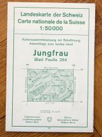 Landeskarte der Schweiz Jungfrau Blatt 264 -1961
