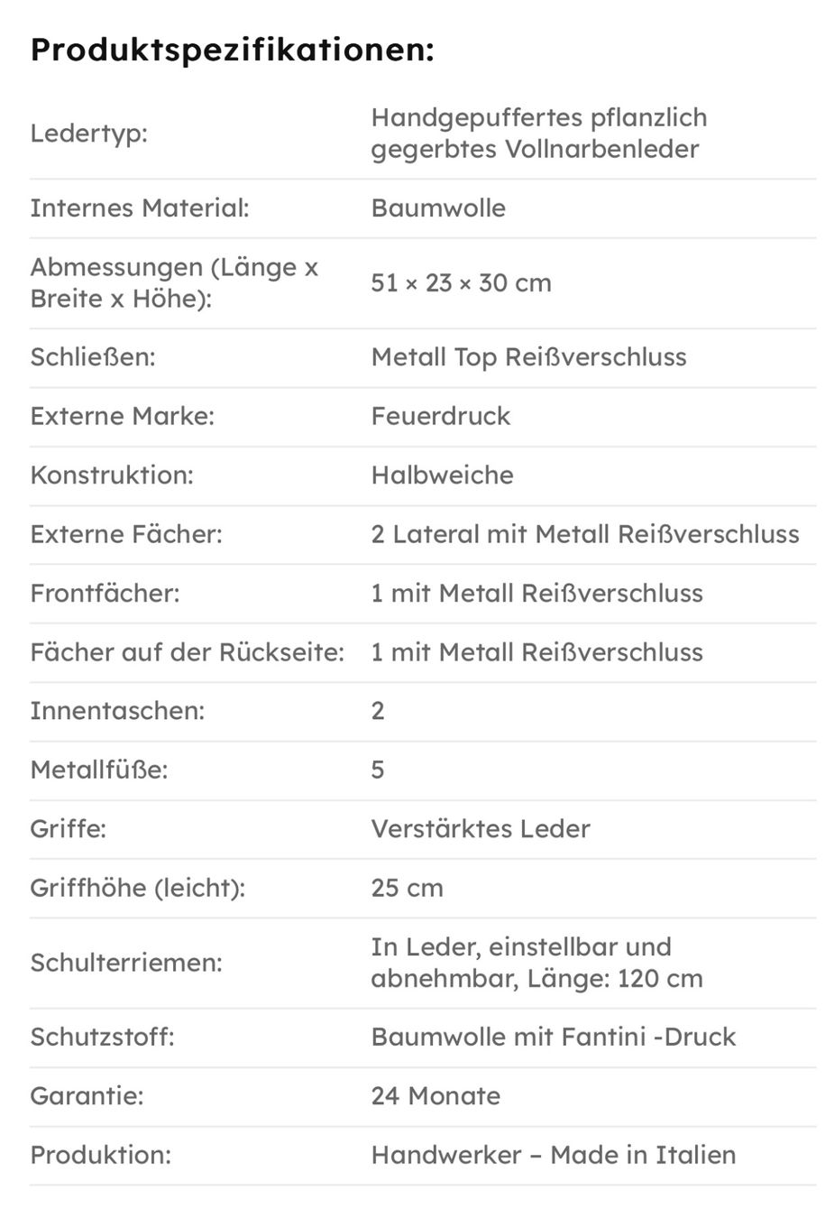 Borse: Reisetasche Leder England – Nuovo e nell'imballaggio originale da Wittenbach venduto da bes_k8vr 7