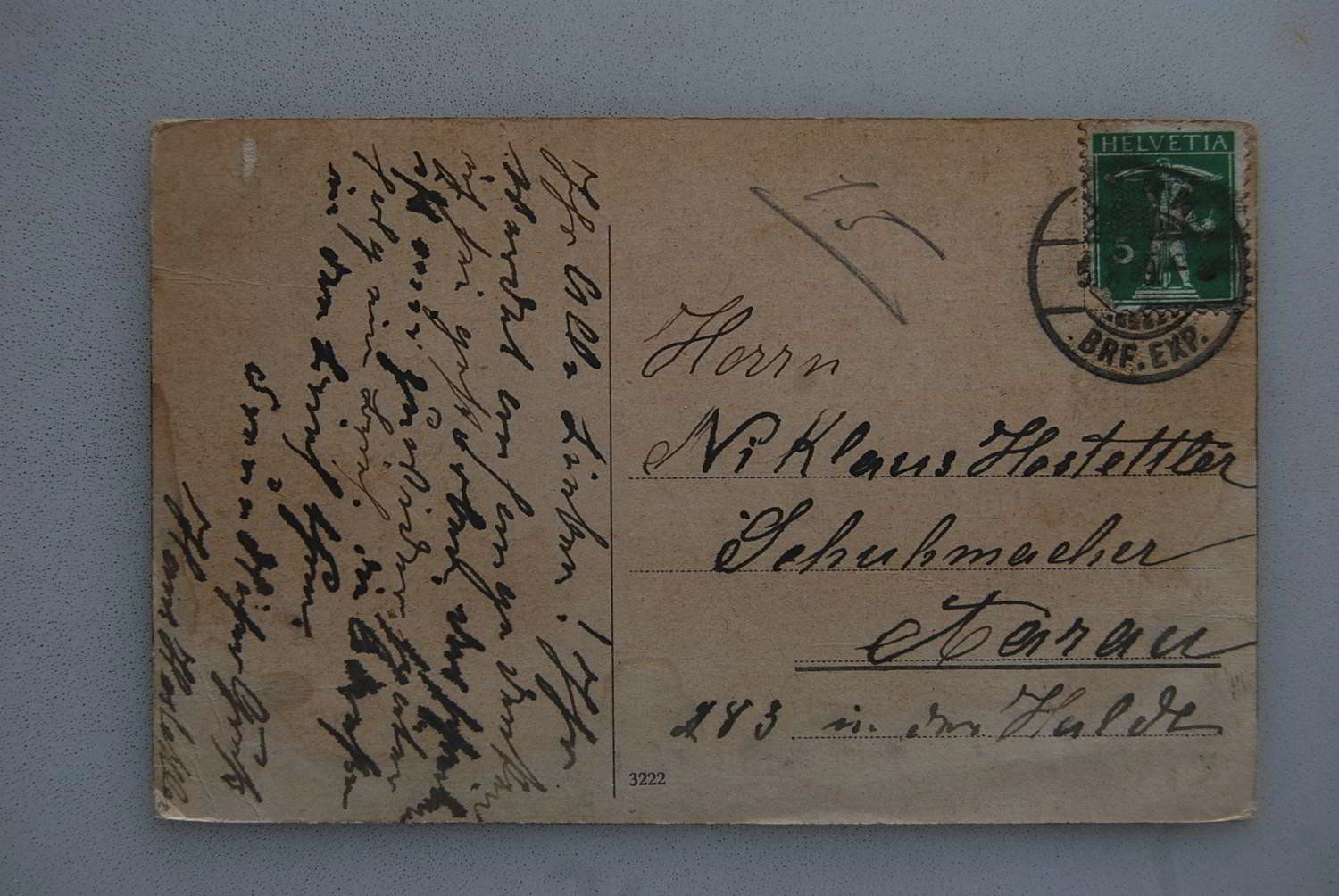 Ansichtskarten: AK Bern, Weltpostdenkmal 1905? – Gebraucht aus Rüfenacht BE von Toro06 1