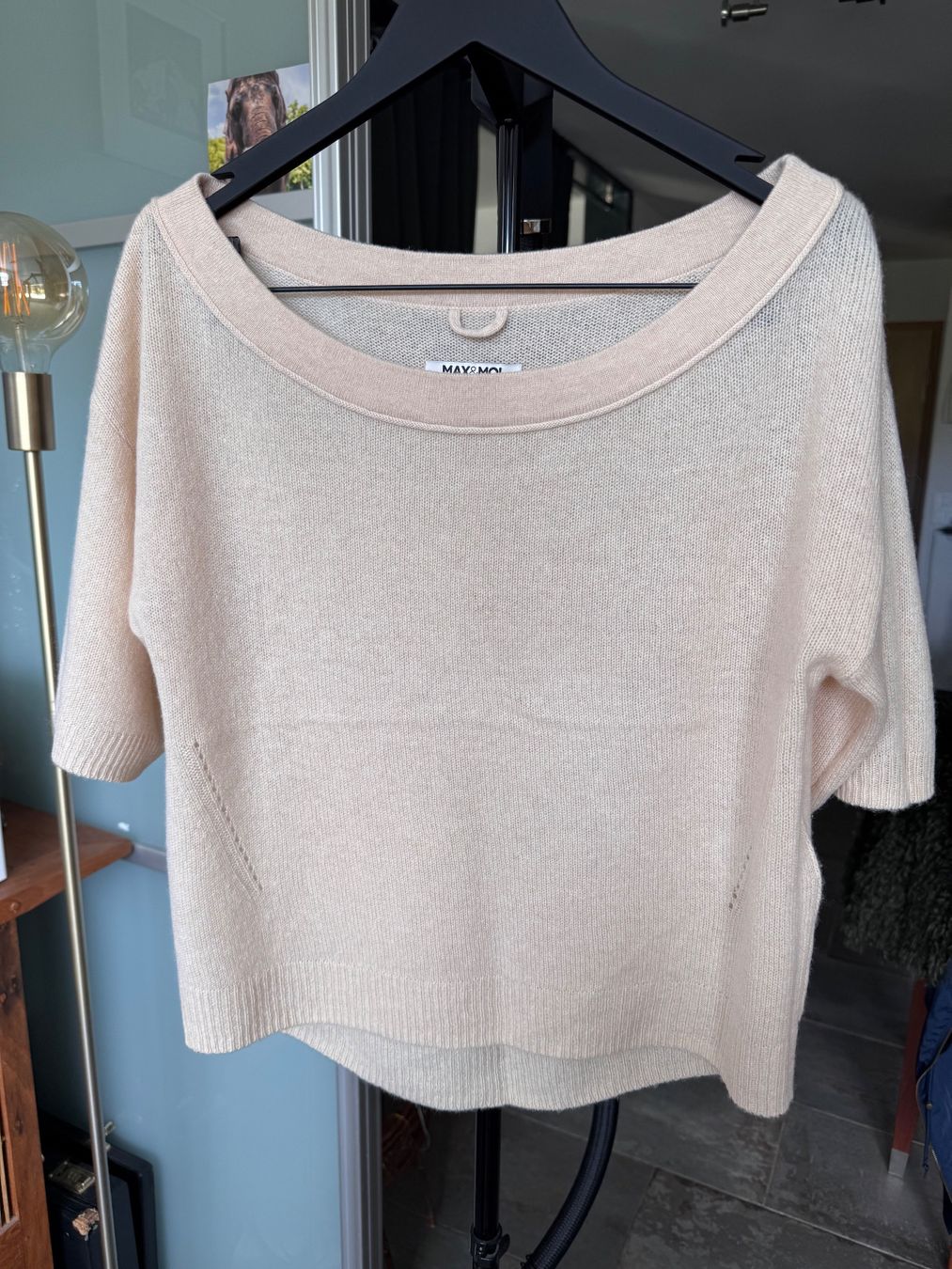 Max & Moi Maglioni & Felpe: Pull Max&Moi beige élégant, 100% cachemire – Nuovo (secondo la descrizione) da Vuisternens-Romont venduto da gol_xp6p 1