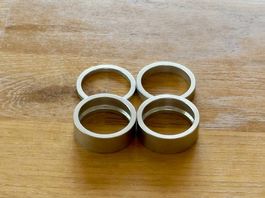 Chris King Headset Spacer Kit Silber