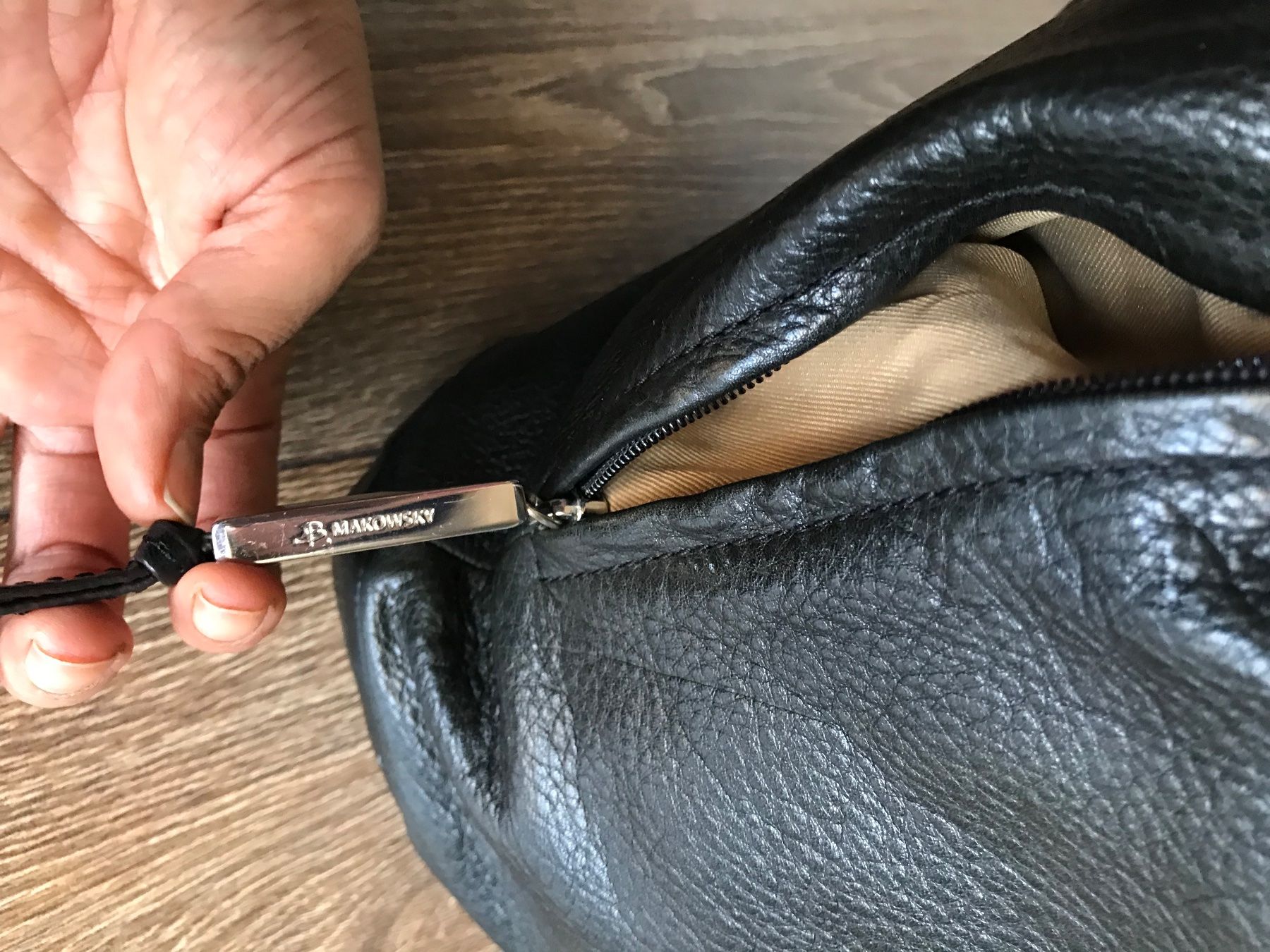 Borse da donna: Sac à main noir en cuir B. Makowsky excellent... – Usato da Grimisuat venduto da eliseba88 7