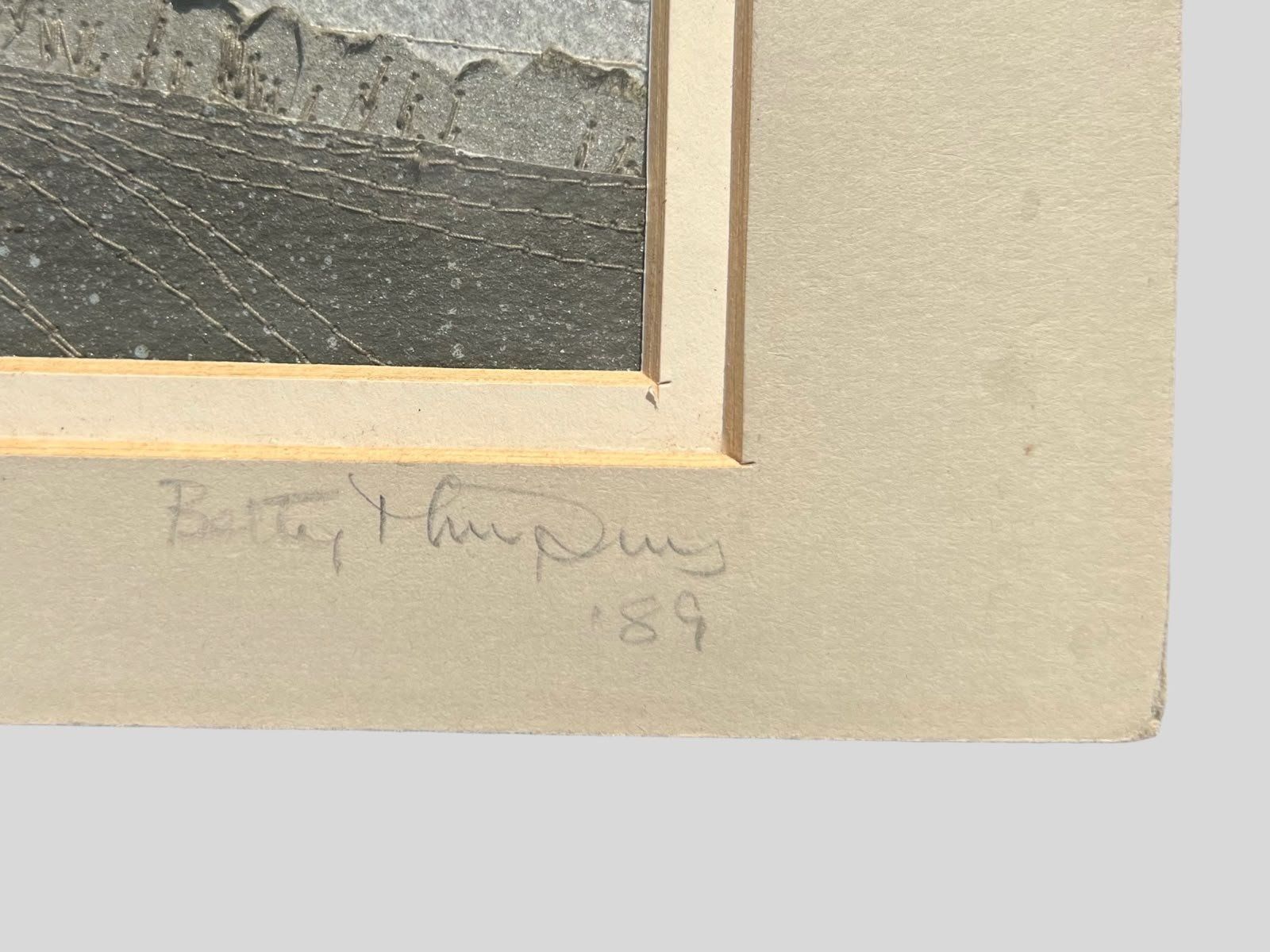 Tableaux: Strukturelle Landschaftsstudie (Collage) – D'occasion à Wohlenschwil par Amadeus-Auctions 2