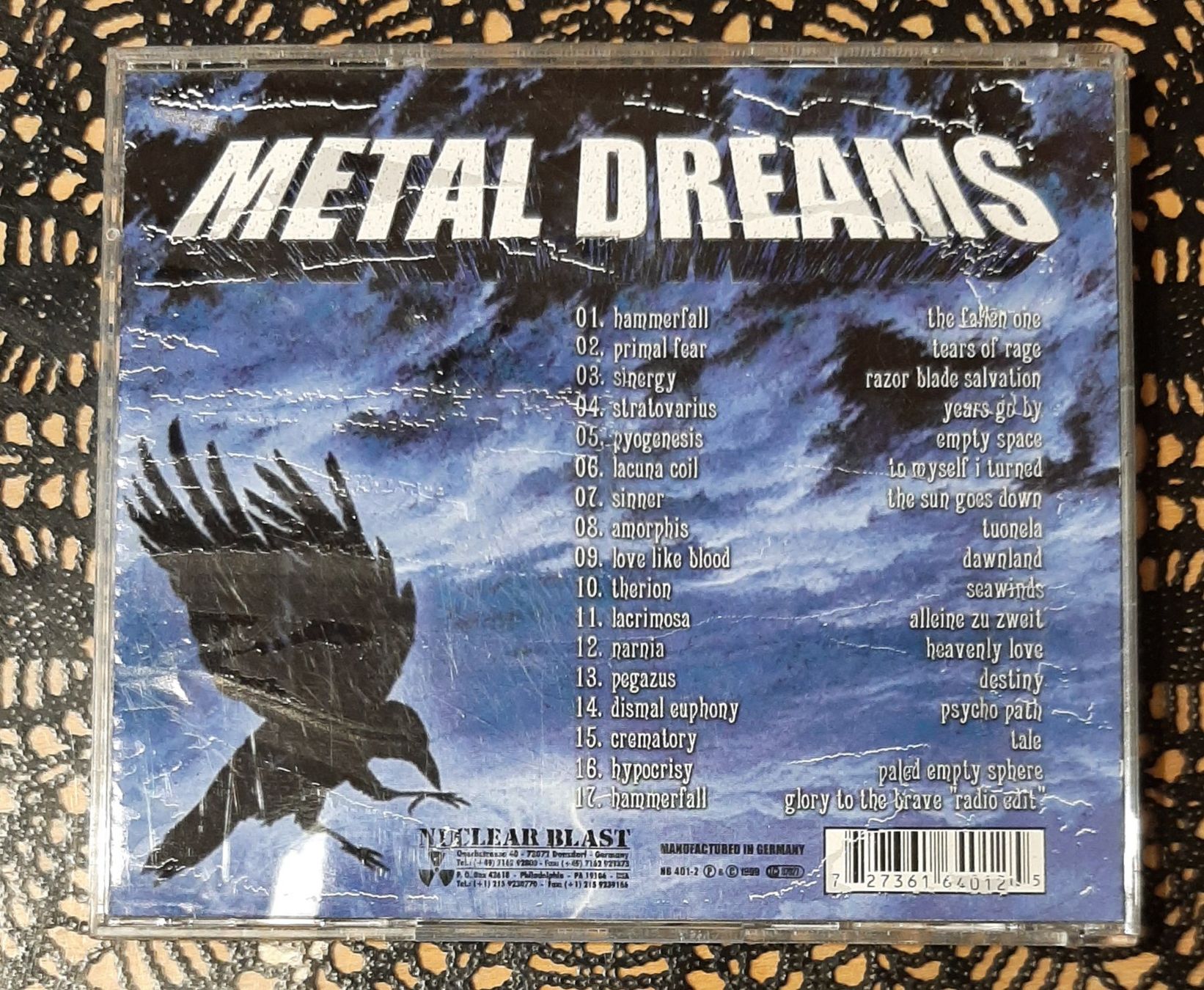 CD: Metal Dreams,  Heavy Metal Compilation Sampler 1999 – Usato da Schönenberg TG venduto da breiti12 1