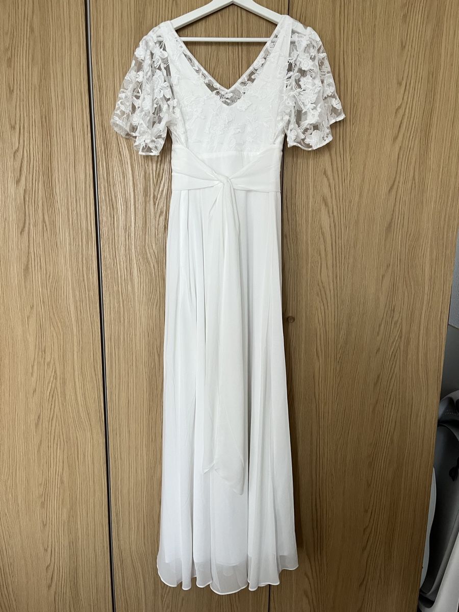 Kleider: Umstandsbrautkleid, 2-in-1, mit Spitze – Neu (gemäss Beschreibung) aus St. Gallen von ste_k7tp 8