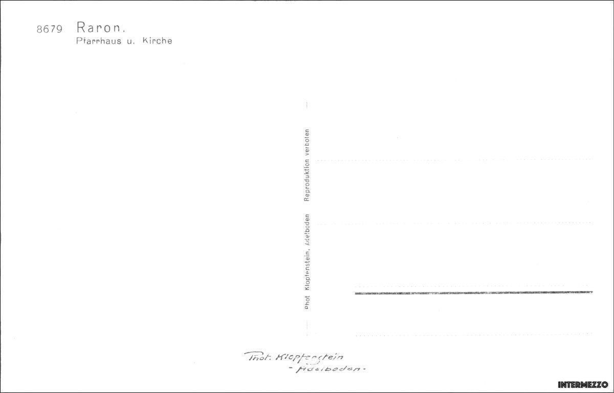 Cartes postales: Raron VS // Pfarrhaus und Kirche – D'occasion à Basel par intermezzo12 1