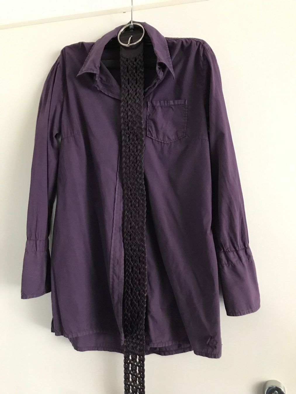 Chemisiers: Damenbluse lang violett mit Gurt – D'occasion à Zumikon par Uranus88 3