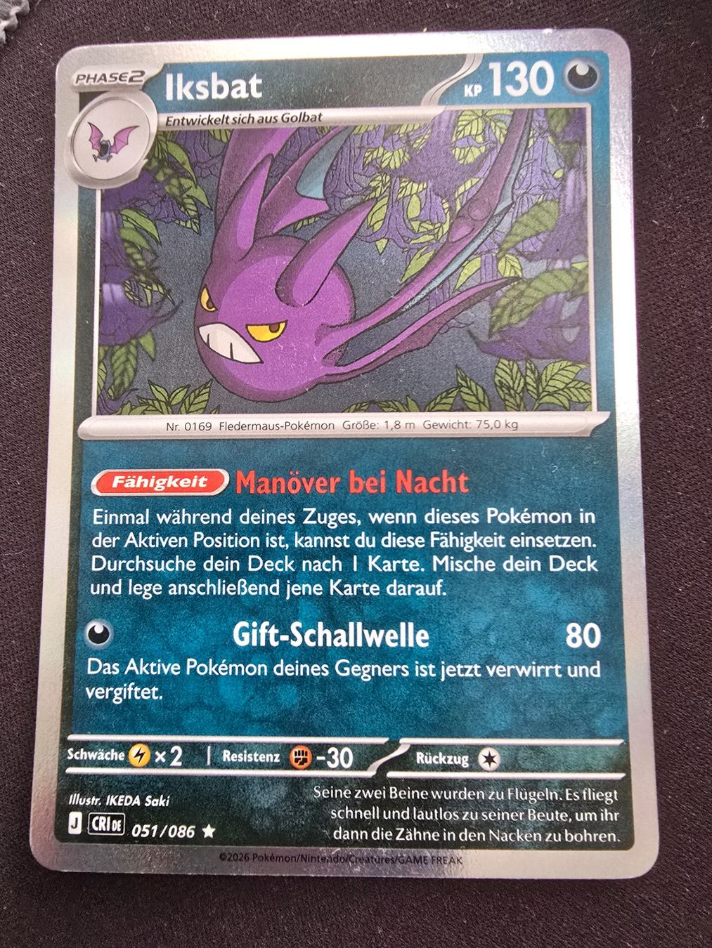 Pokémon Sammelbilder & Trading cards: Pokémon Karte Iksbat – Neu (gemäss Beschreibung) aus Basel von Galia2000
