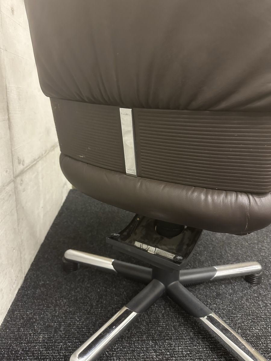 Vitra Sedie: Vitra Brown Leather Office Chair – Usato da Meilen venduto da M_71 4