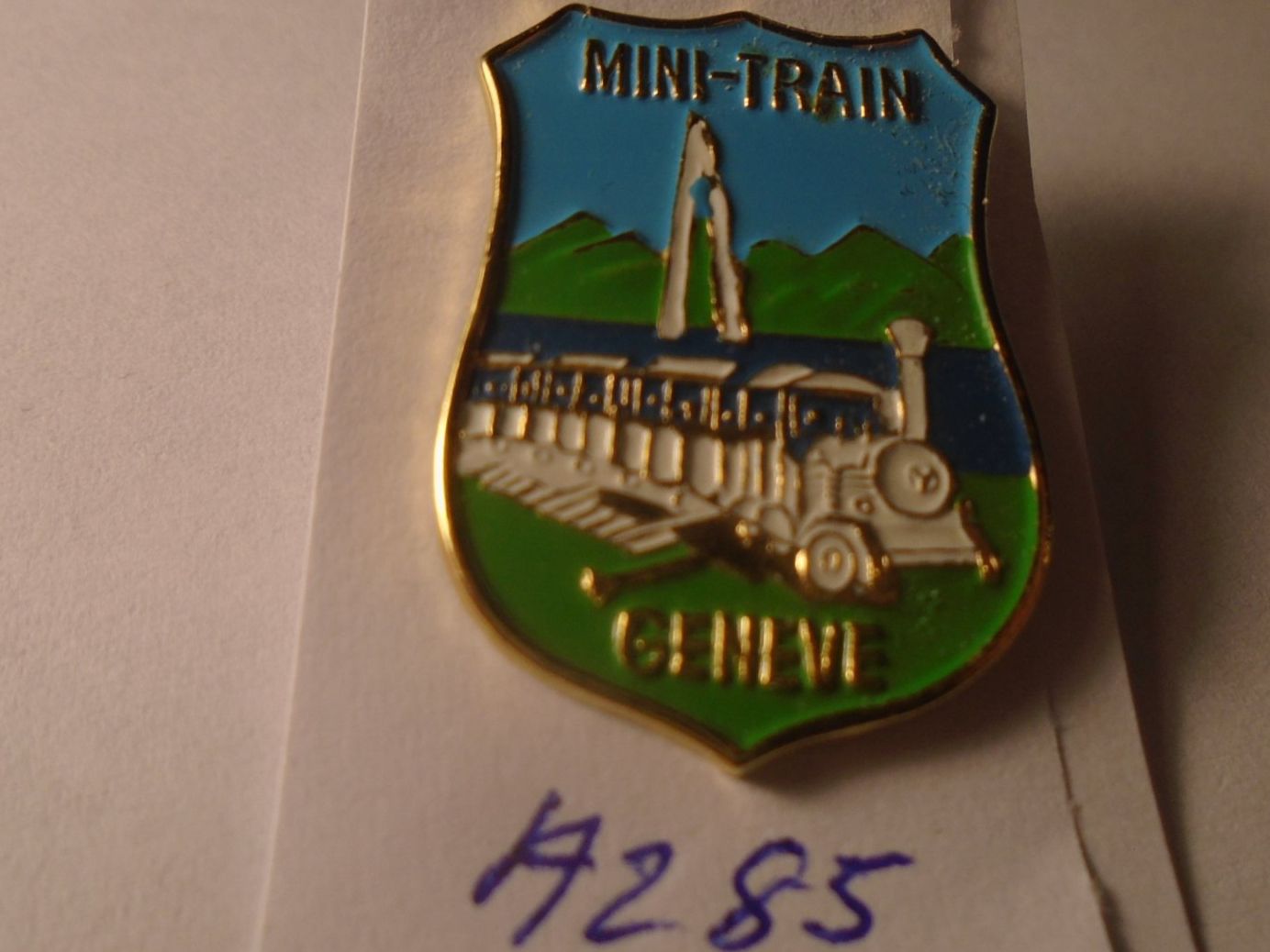 Plaketten & Abzeichen: 1 Mini-Train Genf Pin  (A285)) – Gebraucht aus Winterthur von Beli2000