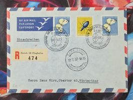CL33 Enveloppe + Timbre Suisse 1957