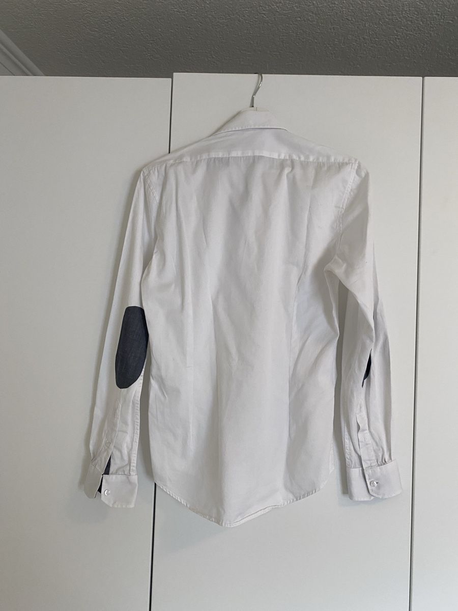 We Hemden: WE Weisses Hemd mit Ellbogen-Patches – Gebraucht aus Eiken von kona_a 4
