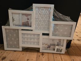 Bilderrahmen, 6-teilig,mit Glasbedeckung NEU, eingeschweisst