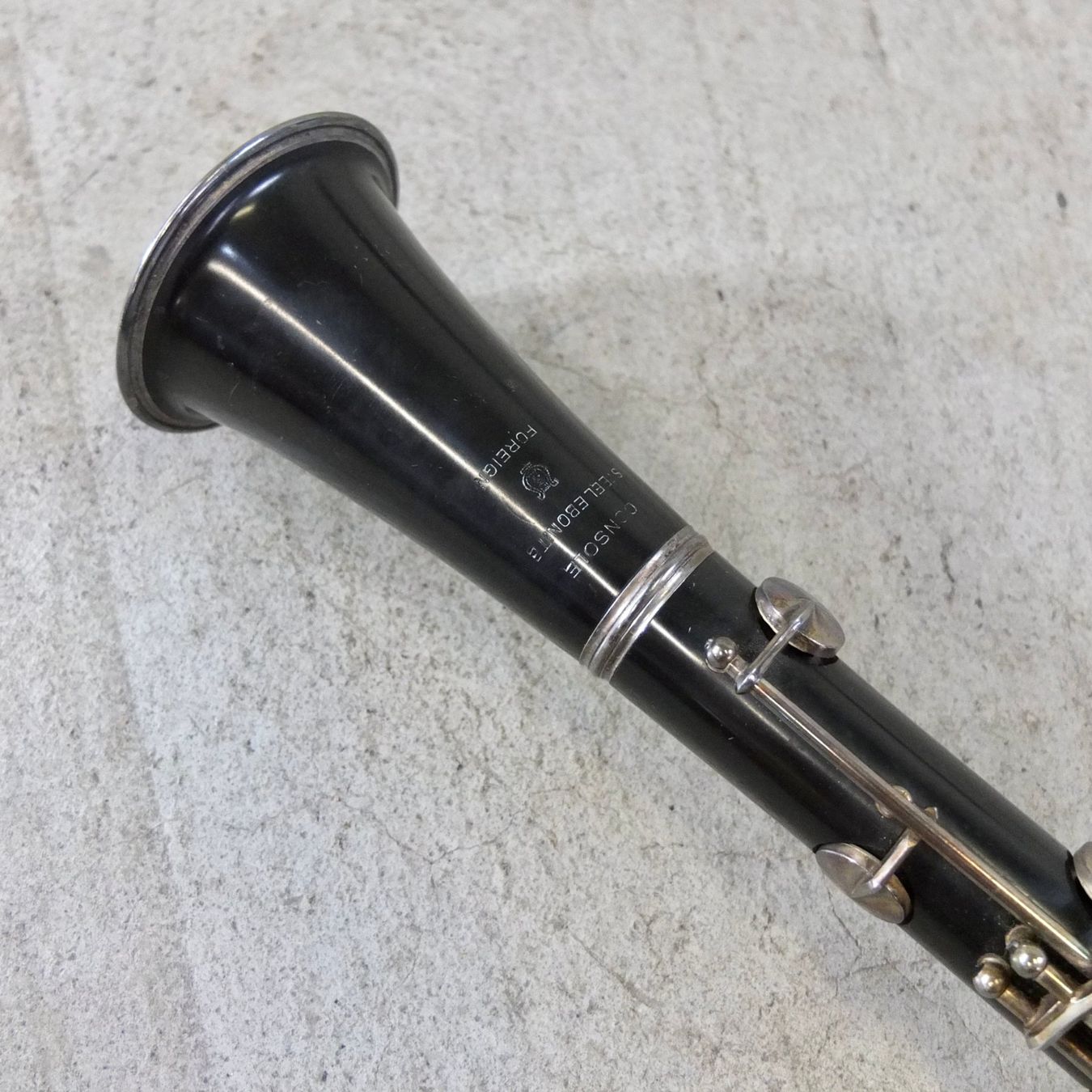 Strumenti musicali: Alte Ebonit Klarinette, Modell Console – Usato da Basel venduto da Brocki-auf-dem-Wolf 1