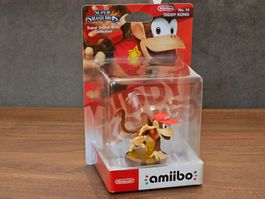 Super Smash Bros. No. 14 - Diddy Kong Amiibo / Neu & OVP