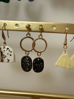 Handgemachte Ohrringe aus Resin