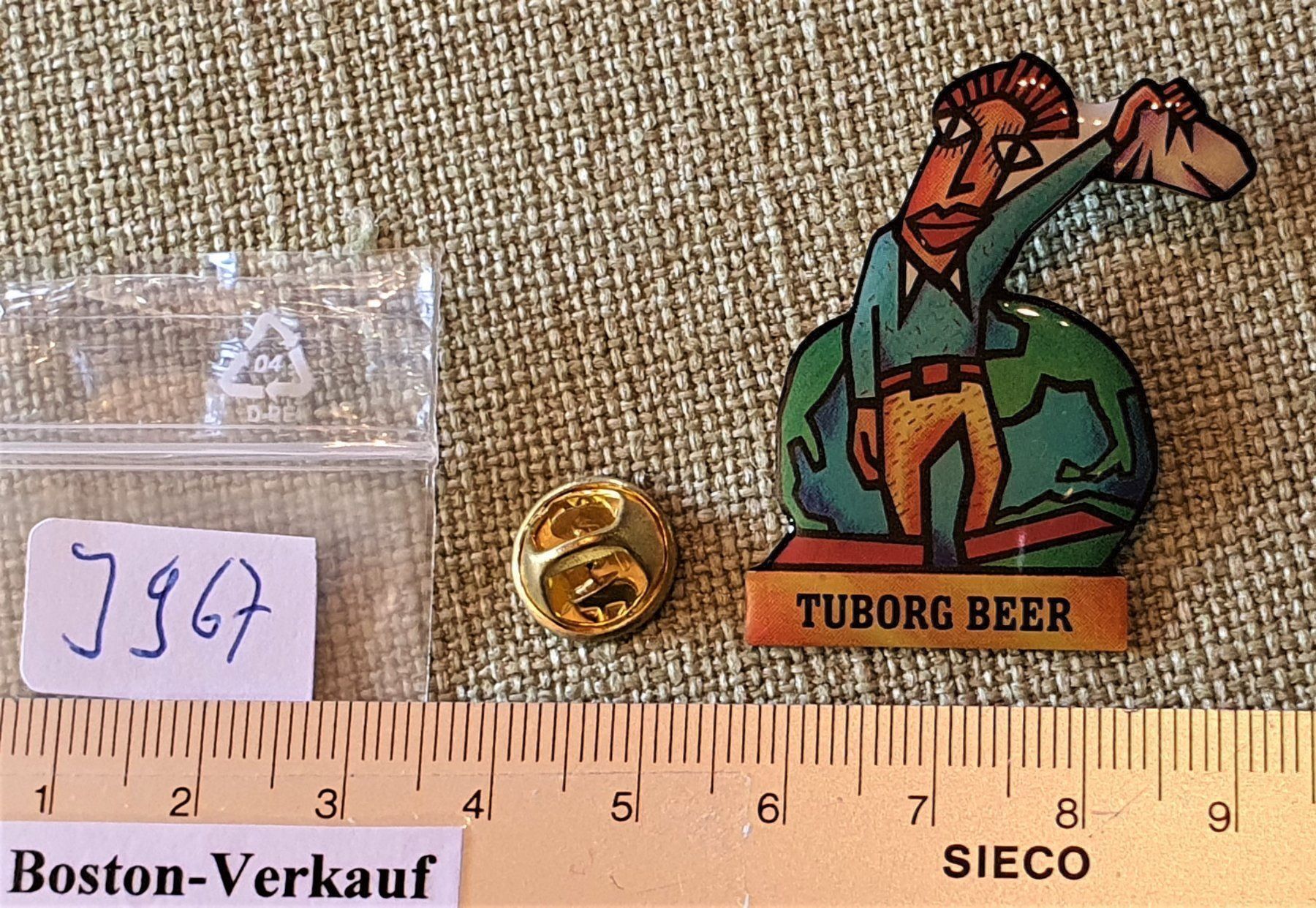Spille & Fermagli: J967 - Pin Bier Tuborg Beer – Usato da Reinach BL venduto da Boston-Verkauf 1