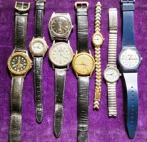 8 Uhren Vintage  8 montres anciennes