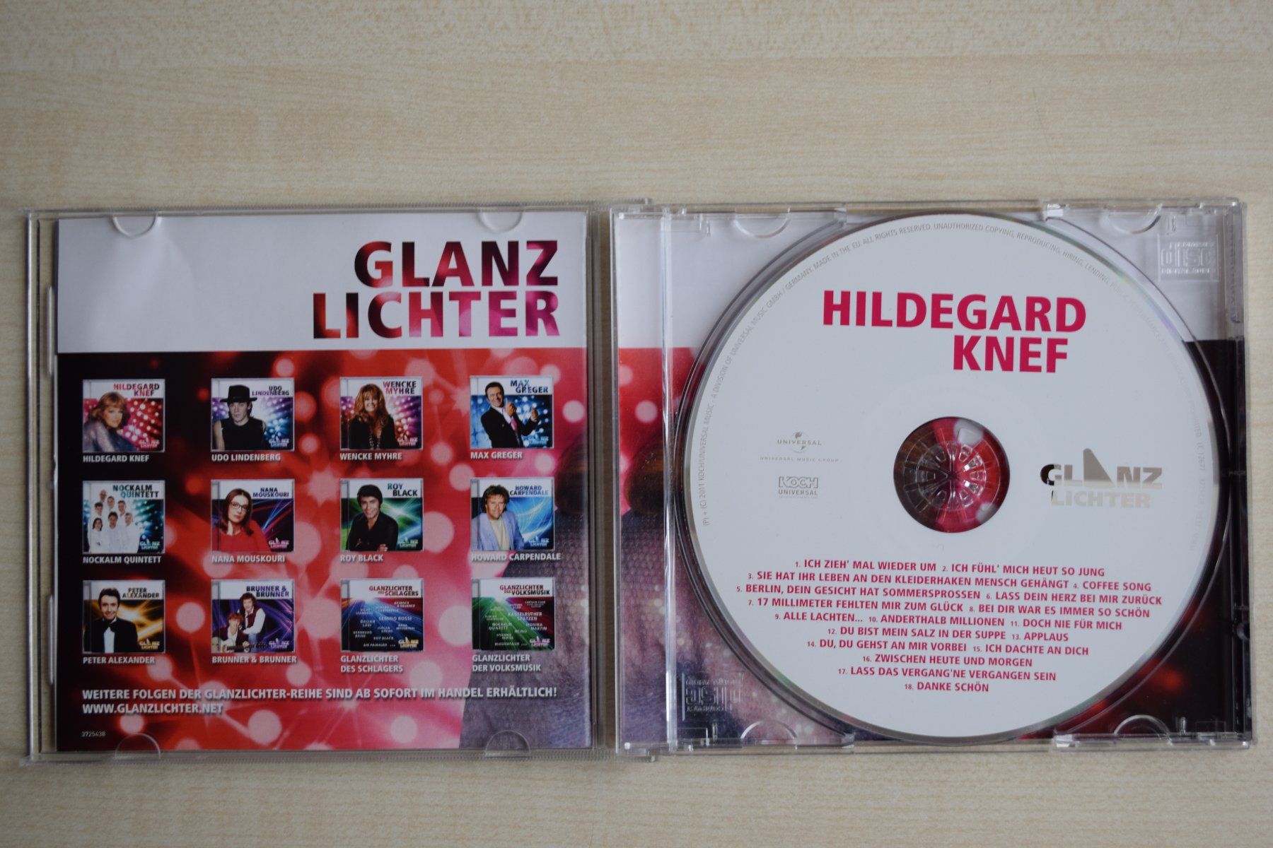CDs: Hildegard Knef - Glanzlichter CD (831) – Gebraucht aus Reutigen von DONDON55 2