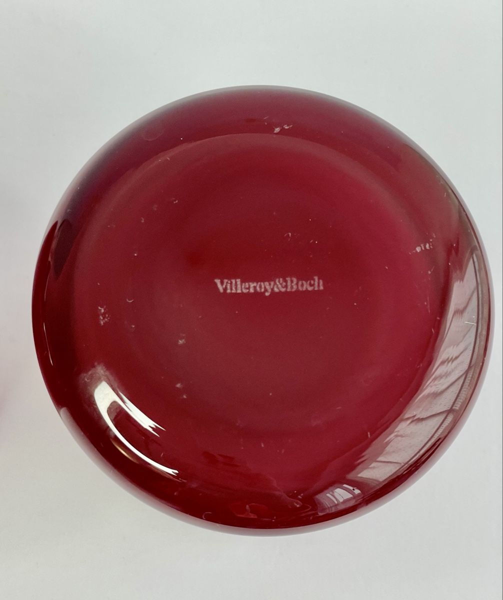 Villeroy & Boch Vasi & Recipienti: 2 x Villeroy & Boch Numa Mini Vase deep cherry – Usato da Genève venduto da mar_nd6c 4