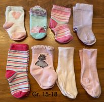 8 Paar Mädchen Socken, Grösse 15-18 🎀