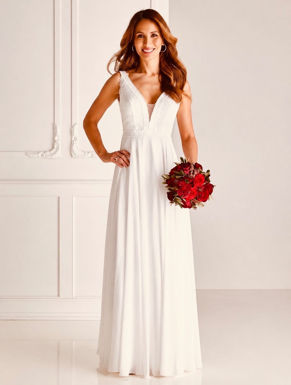 Vestiti: Elegantes Spitzen Brautkleid 36 – Usato da Schlatt ZH venduto da mak_wrr6 3