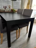 IKEA BJURSTA Esstisch schwarz ausziehbar 140220 cm