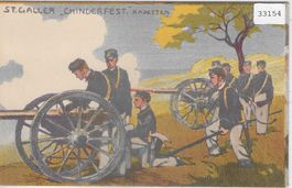 St. Galler "Chinderfest" Kadetten - Litho